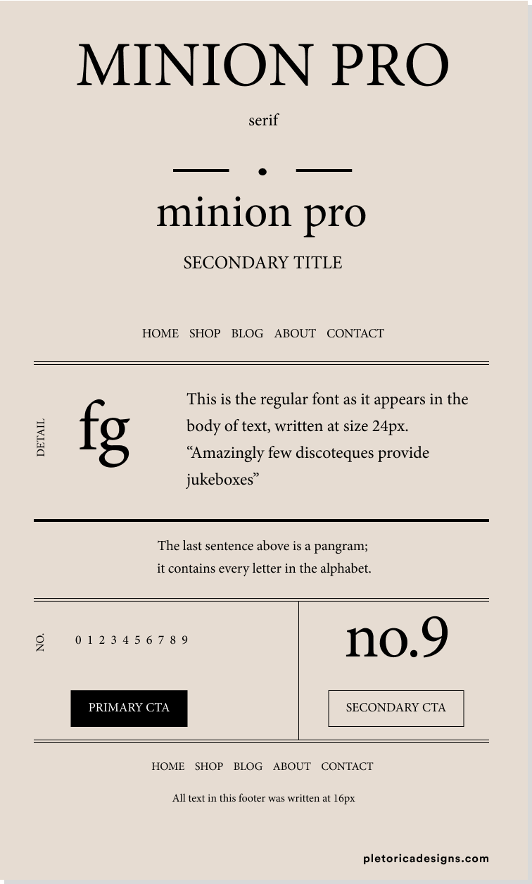 Minion Let's Type by PLETÓRICA Design Studio